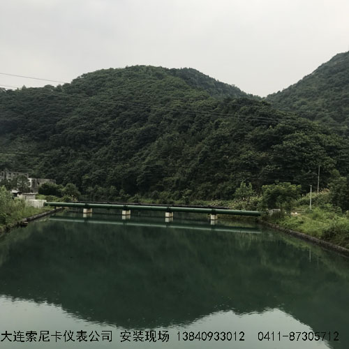 湖北國(guó)家濕地公園－市區(qū)供水項(xiàng)目超聲波流量計(jì)現(xiàn)場(chǎng)